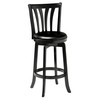 Hillsdale Savana Swivel Counter Stool, Black