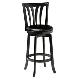 Hillsdale Savana Swivel Counter Stool, Black