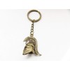 Ancient Bronze Spartan Keychain Helmet Keychain Sparta Jewelry Spartan Warrior