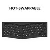 Keychron Q8 Wired Custom Mechanical Keyboard, 65% Alice Layout QMK/VIA