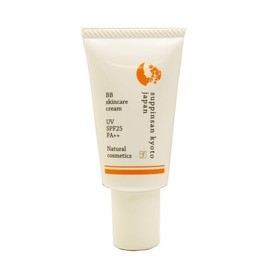 ＢＢクリーム オーガニック 無添加【京のすっぴんさん ナチュラル素肌色クリームBB（SPF25 PA++）】30g