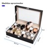 BLACK MAMUT Caja Organizadora de Relojes para Hombre, Relojero,Tipo Piel,