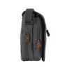 Troop London TRP0238 Classic Canvas Across Body Bag Green
