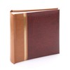 Kenro Classic Red Faux Leather Photo Album, Traditional Design in