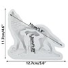 TAOXIBEI Howling Wolf Silicone Resin Mold Wolf Polymer Clay Molds