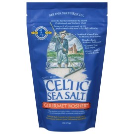 Undisclosed Celtic Sea Salt - Salt Bag Gourmet Kosher - Case Of 6-1 Lb - Default