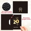 Sumerk 1 Pack Happy 20th Birthday Card Cheer to 20th