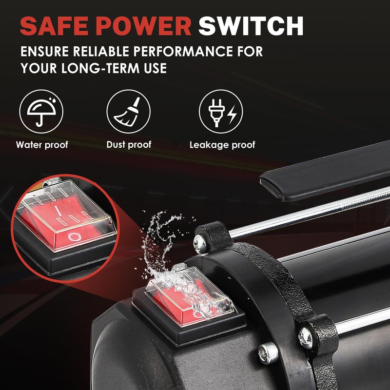 Poafamx 12V DC Fuel Transfer Pump, 16 GMP 600W Self