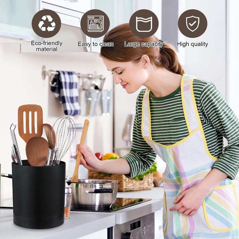 Zimoer Kitchen Utensil Holder, Kitchen Utensil, Space Saving Cutlery Basket