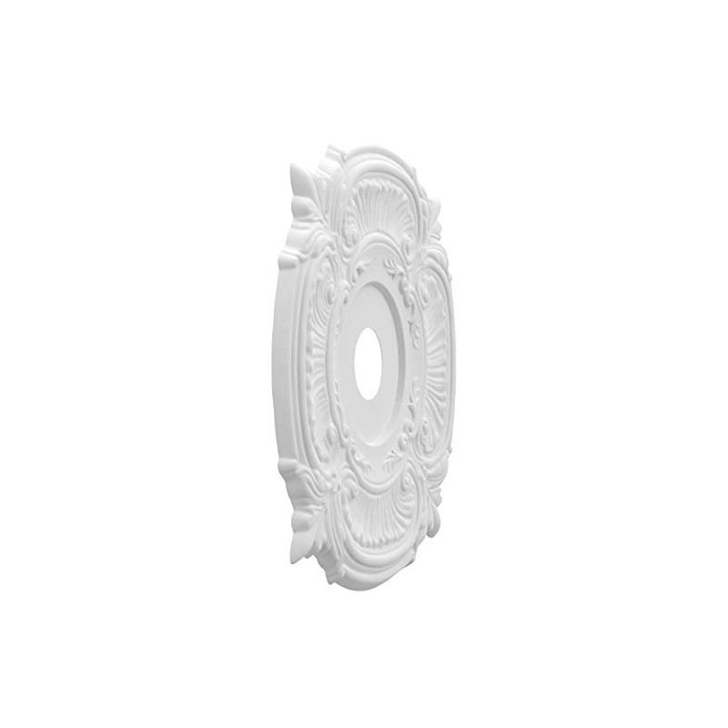Ekena Millwork CMP22AT Attica Thermoformed PVC Ceiling Medallion (Fits Canopies