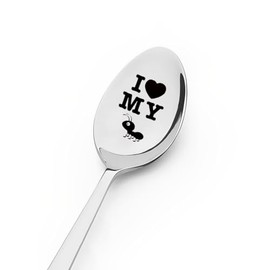 Aunt Birthday Gifts from Niece Nephew I Love My Aunt Gifts for Women Aunty Spoon Gifts for Aunty Auntie Aunt Christmas Gift for Aunt Ice Cream Coffee Tea Spoon for Tea Coffee Lovers Gift Spoons