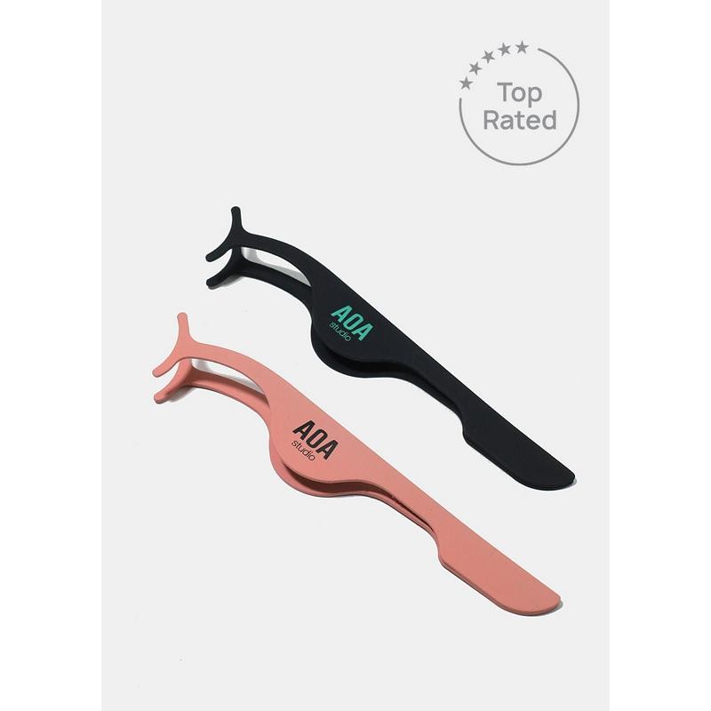 AOA Eyelash Applicator - Color: Mauve Pink