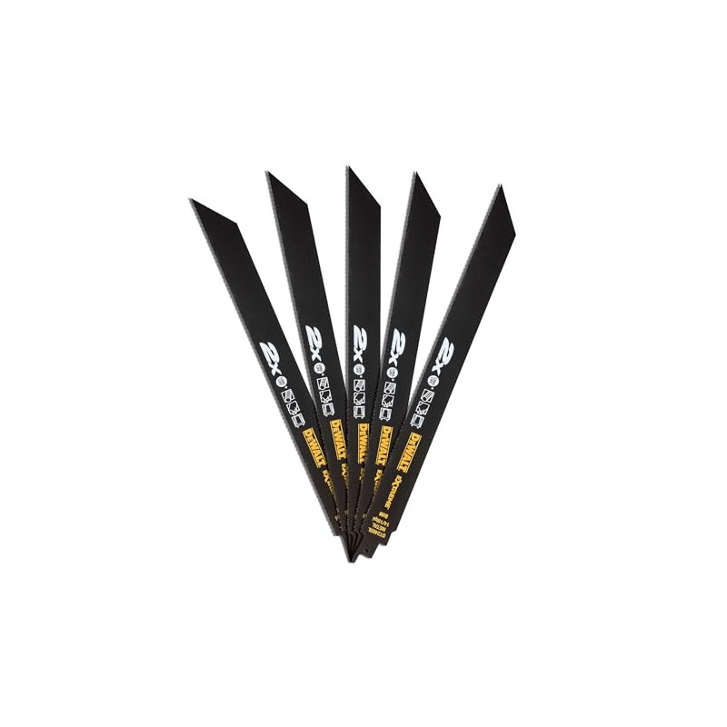 DeWALT Extreme Bi-Metal Reciprocating Saw Blade 305, 5 Pieces, DT2409L-QZ