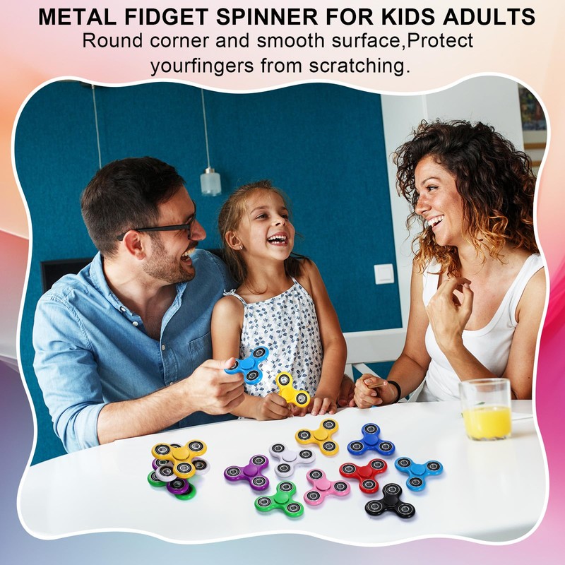 SCIONE 50 Pack Fidget Spinners for Kids 4-8 8-12, Stress