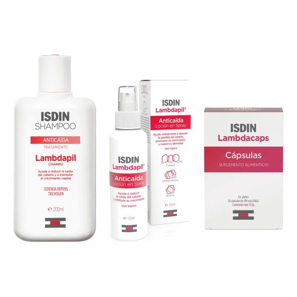 🌟🔬 Kit Anticaída ISDIN: Mayor Densidad y Crecimiento (3 Piezas)