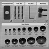 KATA Hole Saw Set 20PCS Hole Saw Kit with 3/4"-6"(19-152mm)