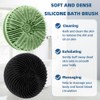 Silicone Body Scrubber, 2pcs Dual-Sided Silicone Loofah 2-in-1 Silicones Shower