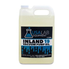 Inland 19 Vacuum Pump Oil 128oz / 1 Gallon for Edwards, Welch, Leybold, Agilent, High Grade, Molecularly Distilled, Increases Longer Fluid Life, Cost Effective Option for Vacuum Application.