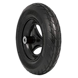 TRUPER LLSS Wheelbarrow Tires Block Pneumatic 16"x 4" (41x10cm)