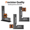 Preciva Engineer's Square Set, 2 Pieces, 90° Try Square, Carpenter's