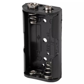 Keystone 2 x AA Cell Battery Casing Housing Enclosure Holder with Snap-On Terminals