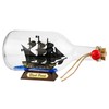 SAILINGSTORY Pirate Ship in a Bottle Ship Model Black Pearl