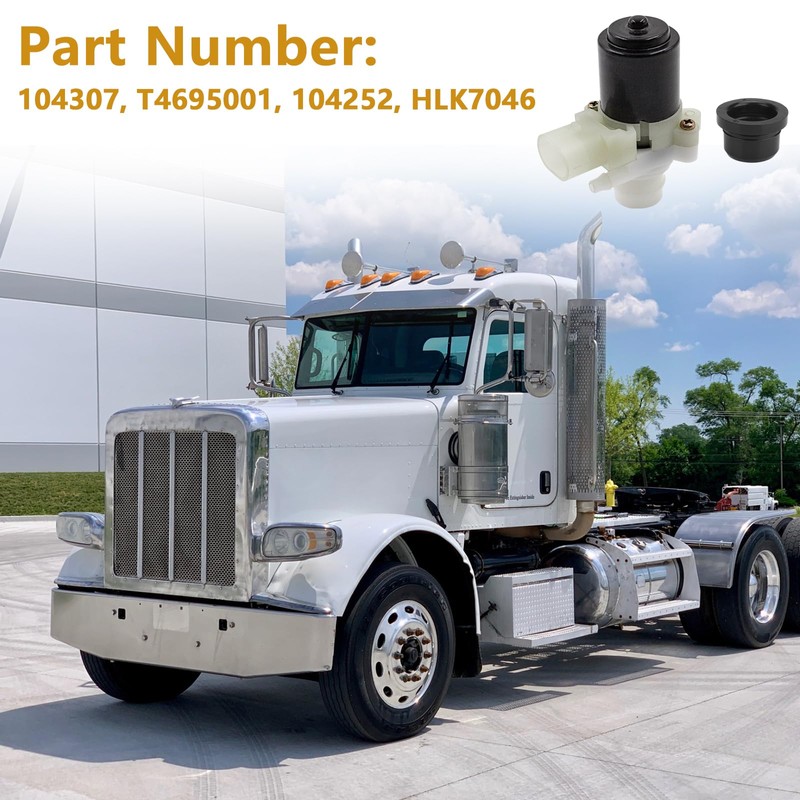 Earthtec Truck Windshield Wiper Washer Fluid Pump for Peterbilt 104307