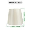 Clip Bulb Lampshade Lampshades for Table Lamp/Pendant Lamp/Floor Lamp 5.50X3.54X4.91in