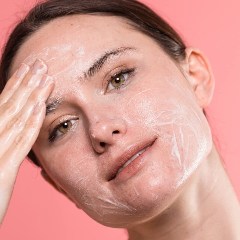 Mild Facial Cleanser 99.9% Natural Rose Quartz Facial Cleanser (100