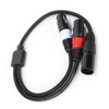 JORIND 5Pin XLR Male to Dual 3Pin XLR Female Cable