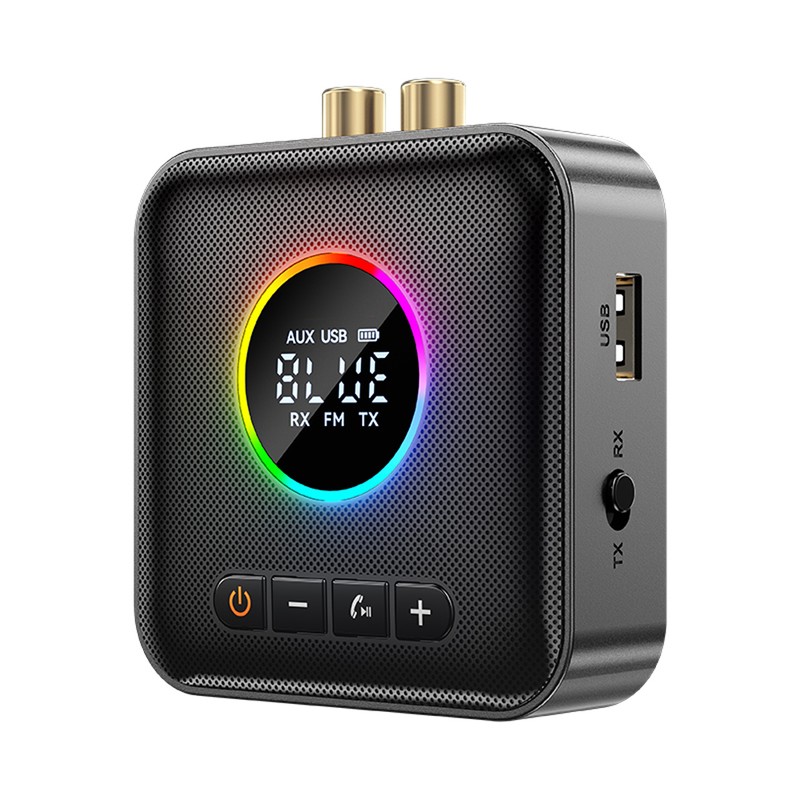 BT5.4 Transmitter Receiver 3-in-1 Wireless Audio Adapter FM Transmitter with