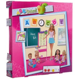 Simba 105730472002 Steffi Love - Maitresse d'école - Poupée Mannequin 29 cm - Tableau et Accessoires + 4 élèves Doll, Multi-Colour, One Size