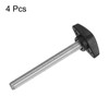 Sourcing Map 4pcs Tee Wing Thumb Screws M8 x 65mm