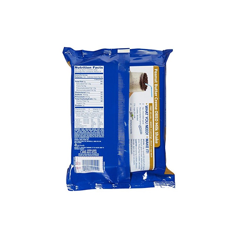 Oreo Peanut Butter Sandwich Cookie - 15.25 oz