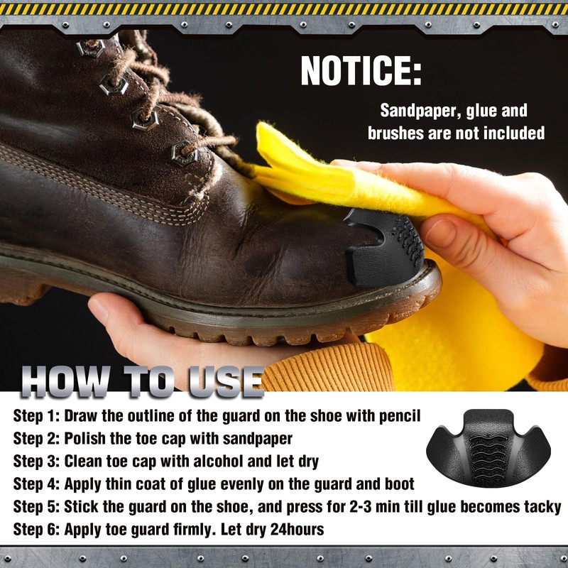 Bencailor Boot Toe Protectors Boot Guards Work Protector Work Toe