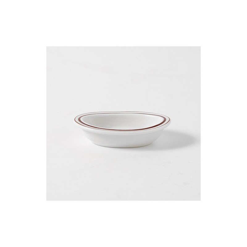 Syracuse maple line oval sauce bowl 10cm 2 colors, line