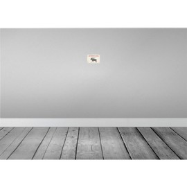 vianmo Tin Sign 18 x 12 cm Elk Cuts of Elk Butcher Shop Decorative Gift Metal Sign