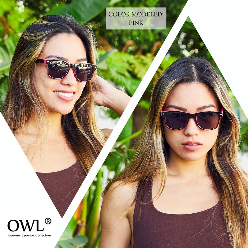OWL Retro 80’s Two Tone Black - White Vintage Smoke