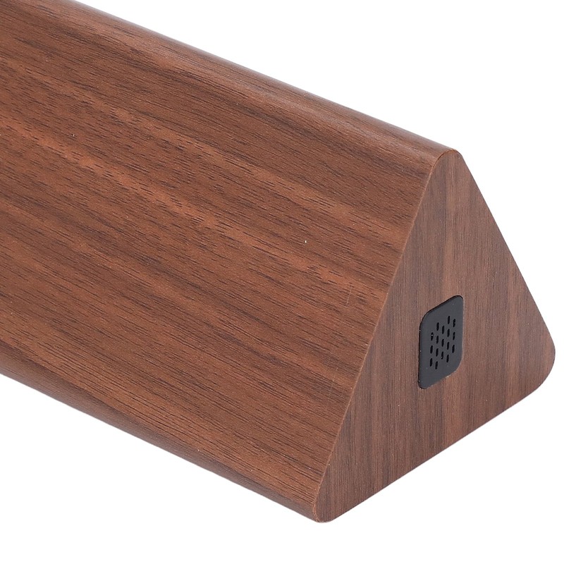 LED Digital Alarm Clock Multipurpose Wooden Clock with Voice Control