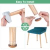 M METERXITY 24-Pack Chair Leg Floor Protectors, 0.78"-1" Elastic Rubber