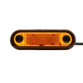 HELLA 2PS 959 788-002 Side Marker Light - LED - 12/24V - Fitting - Lens Colour: Yellow - Cable: 500mm - Lateral Installation