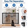 Dog Mesh Barrier Gate for Stairs & Doorways – Foldable