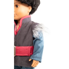 Little Adventures Boys Doll Clothes Costumes (Royal Ice Master) - Doll Not Included - Machine Washable Child Pretend Play and Party Doll Clothes
