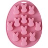Wilton 0266335 12 Cavities Bunny Shaped Treat Mould, 6 x