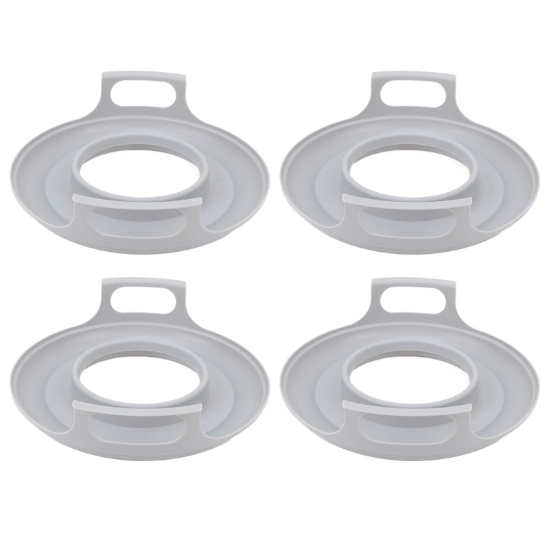 Microwave Cool Plate Spill Proof Microwave Bowl Carrying Tray with