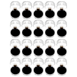 TEAMWILL 20/40PCS Plastic Clear Crystal Jewelry Ring Display Storage Boxes Accessories