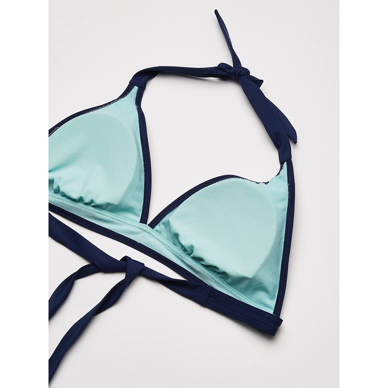 prAna Lahari - Parte Superior Halter para Mujer, Color Azul,