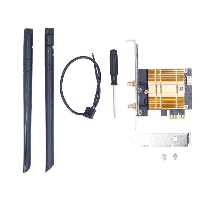 PCI E Wireless Adapter 2.4G 5.8G 6GHz AX210 Chip Long