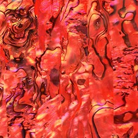 Paua Abalone Sheets Inlay Supplies for Jewelers, Turners, Woodworkers, Luthiers, Professionals & Hobbyists (Fireball)