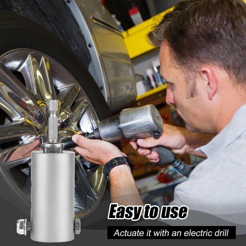 Trailer Jack Drill Adapter, Stainless Steel Valet Electric Tongue Drill